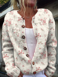 Evangeline | Rose Floral Cardigan