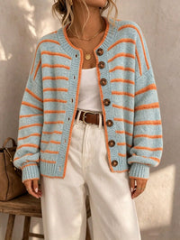 Mabelle | Striped Knit Cardigan