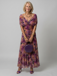 Calen Off-the-Shoulder Flow Midi Dress