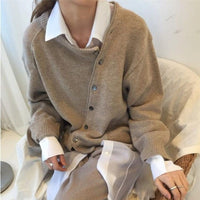 Luna Asymmetrical Button Cardigan