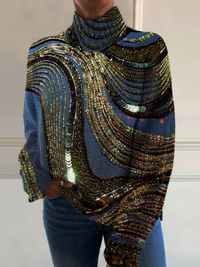 Carlotta - Christmas Turtleneck Sweater