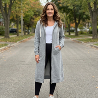 Brixley Longline Zip Cardigan