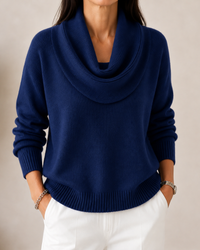Carolina | Cowl Neck Knit Sweater
