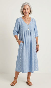 Juliette Elegance A-Line Maxi Dress