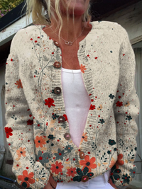 Sabine | Cascading Floral Cardigan