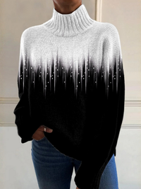 Mathilde - Elegant Monochrome Turtleneck