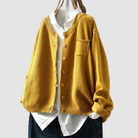 Belinda | Cozy Knit Cardigan with Chest Pocket