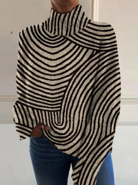 Siena - Hand-Drawn Line Art Turtleneck