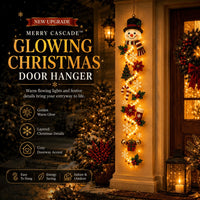 Cascade Glow Christmas Door Hanger
