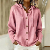 Goldia | Hooded Button Cardigan