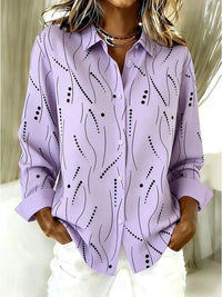 Cheryl Abstract Print Blouse