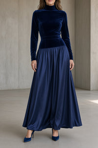 Violette Velvet Dress