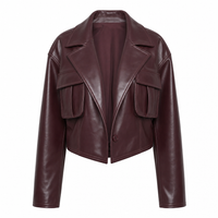 TOSCA | Cropped Jacket with Chest Pockets