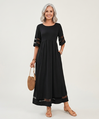 Aubrey Flattering Tummy-Smoothing Midi Dress