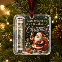 Gilded Cash Gift Ornament — Christmas Keepsake