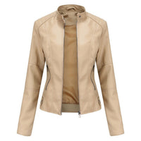 ROMINA | Stand-Collar Moto Jacket