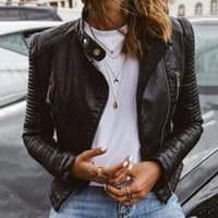 Lilian Moto-Style Zip-Up Jacket