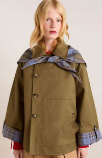 Lorna Oversized Double-Breasted Utility Coat