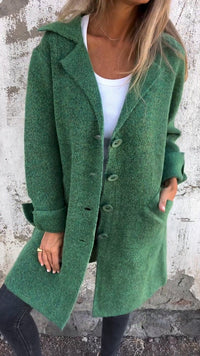 Lucille Relaxed Longline Lapel Coat