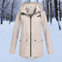 Lorraine Hooded Waterproof Longline Rain Jacket